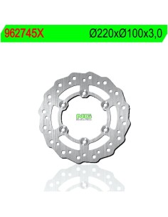 Disco de Freno NG Ondulado 745X Ø220 x Ø100.5 x 3 (DIS745X)