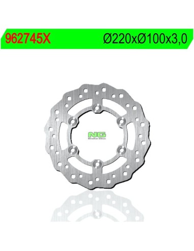 Disco de Freno NG Ondulado 745X Ø220 x Ø100.5 x...