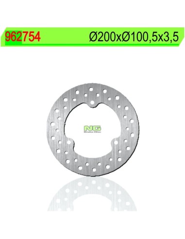 Disco de Freno NG 754 Ø200 x Ø100.5 x 3.5 (DIS754)