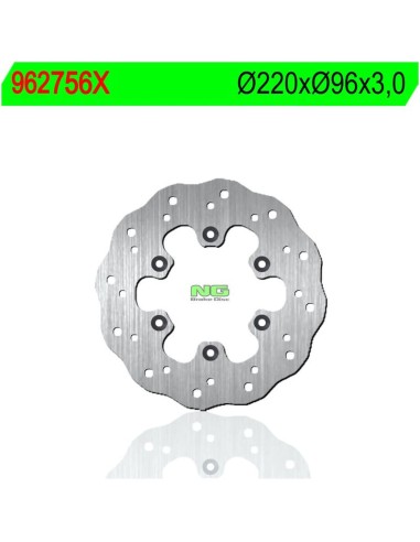 Disco de Freno NG Ondulado 756X Ø220 x Ø96 x 3...