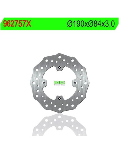 Disco de Freno NG Ondulado 757X Ø190 x Ø84 x 3...