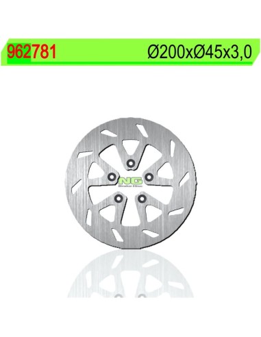 Disco de Freno NG 781 Ø200 x Ø45 x 3 (DIS781)