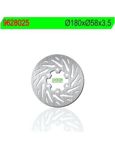 Disco de Freno NG 8025 Ø180 x Ø58 x 4 (DIS8025)