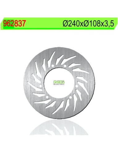 Disco de Freno NG 837 Ø240 x Ø108 x 3.5 (DIS837)