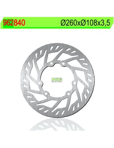 Disco de Freno NG 840 Ø260 x Ø108 x 3.5 (DIS840)