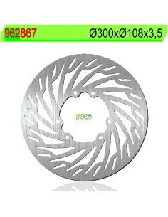 Disco de Freno NG 867 Ø300 x Ø108 x 3.5 (DIS867)