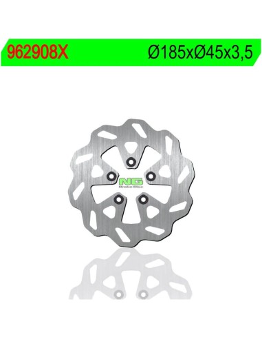 Disco de Freno NG Ondulado 908X Ø185 x Ø45 x...
