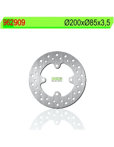 Disco de Freno NG 909 Ø200 x Ø85 x 3.5 (DIS909)