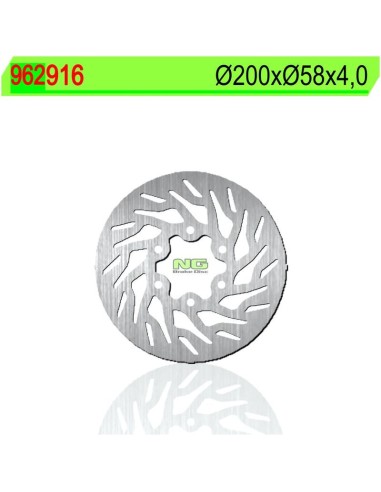Disco de Freno NG 916 Ø200 x Ø58 x 4 (DIS916)