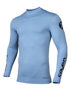 Camiseta Seven Zero Blade Compression Azul