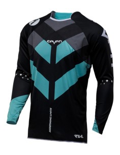 Camiseta Seven Rival Venom Aqua/Negro