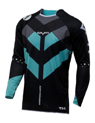 Camiseta Seven Rival Venom Aqua/Negro