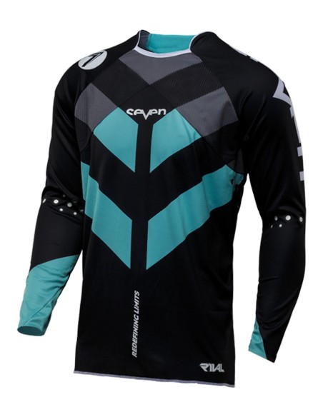 Camiseta Seven Rival Venom Aqua/Negro