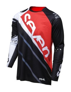 Camiseta Seven Rival Militant Jersey Red/Negro