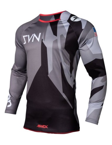 Camiseta Seven Annex Bortz Negro Gris