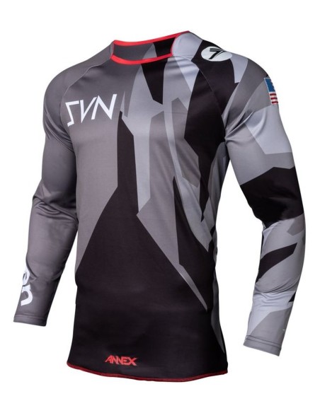 Camiseta Seven Annex Bortz Negro Gris