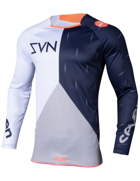 Camiseta Seven Annex Bortz Azul Marino Coral
