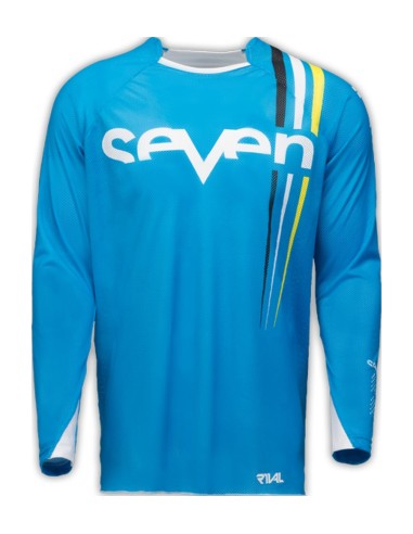 Camiseta Seven Rival Flow 15 Cyan Azul Marino