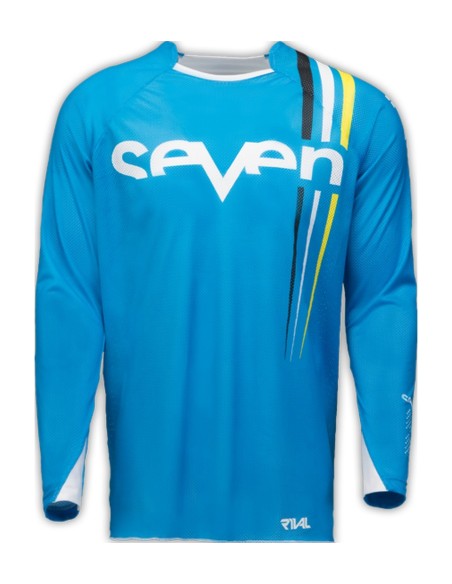 Camiseta Seven Rival Flow 15 Cyan Azul Marino