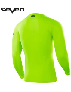 Camiseta Seven Zero Blade Compression Amarillo Fluor 2