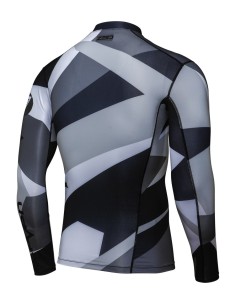 Camiseta Seven Zero Battleship Compression Gris/Negro 2