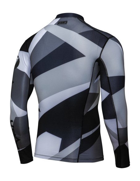Camiseta Seven Zero Battleship Compression Gris/Negro