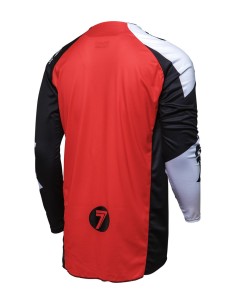 Camiseta Seven Rival Militant Jersey Red/Negro 2