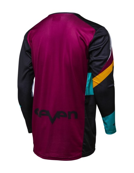 Camiseta Seven Annex Ignite Jersey Negro/Maroon