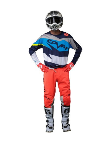 Camiseta Seven Annex Ignite Jersey Azul Marino/Coral