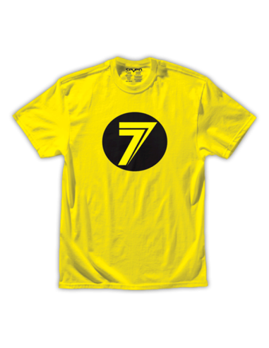 Camiseta Infantil Seven Dot Amarillo
