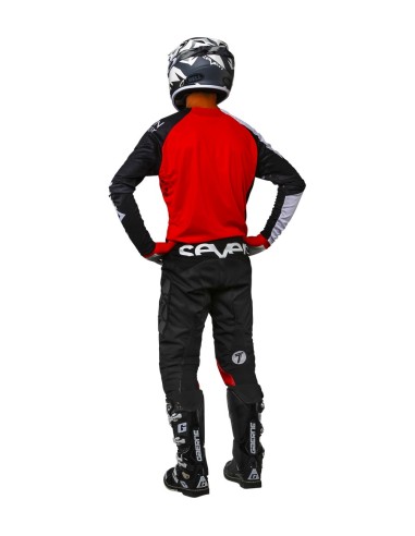 Camiseta Seven Rival Militant Jersey Red/Negro