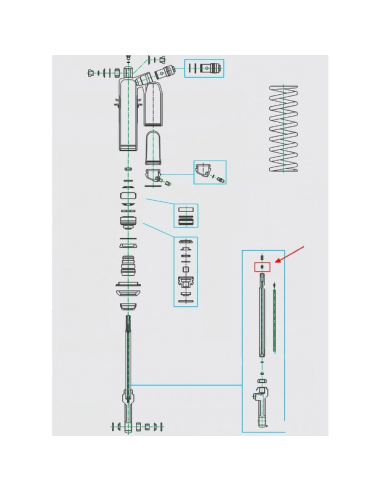 Piston Rod Kayaba Rcu Inside Spacer