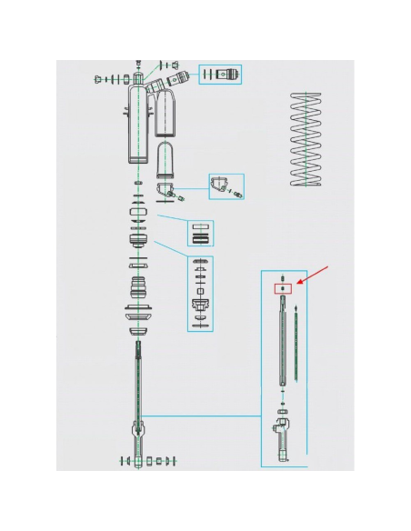 Piston Rod Kayaba Rcu Inside Spacer