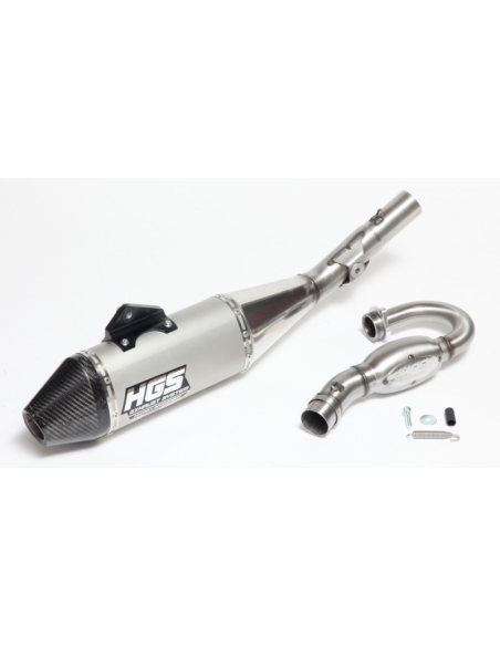 Escape completo BUD HGS Conical Kawasaki 450 KXF 2019-2023 Aluminio/Carbono