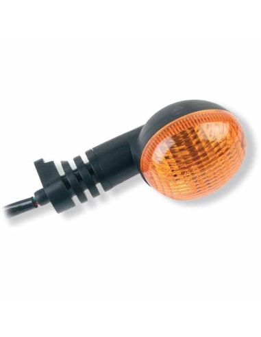 Intermitente Naranja Soporte Negro Delantero...