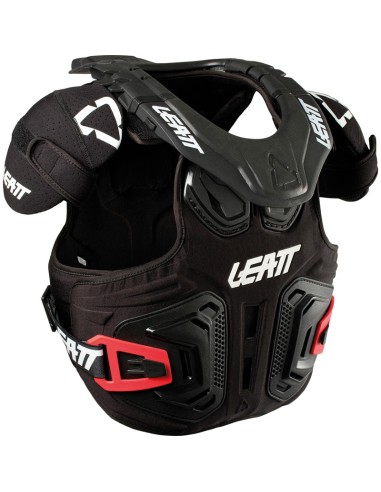 Peto & Collarín Leatt Fusión 2.0 Junior Negro