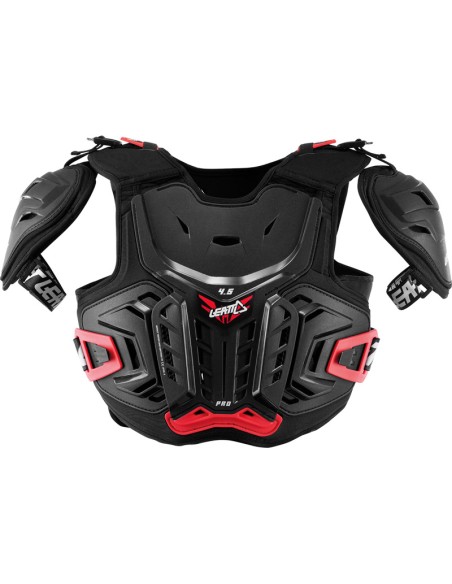 Peto Leatt 4.5 Pro Junior Negro/Rojo