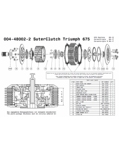 Embrague antirebote Suter Triumph 675 DAYTONA... 2