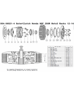 Embrague Suter Race (Starter Racks) Honda NSF 250R Moto3... 2