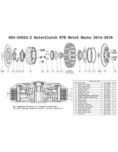 Embrague Suter Race (Starter Racks) KTM RC250R 2014-2020 2