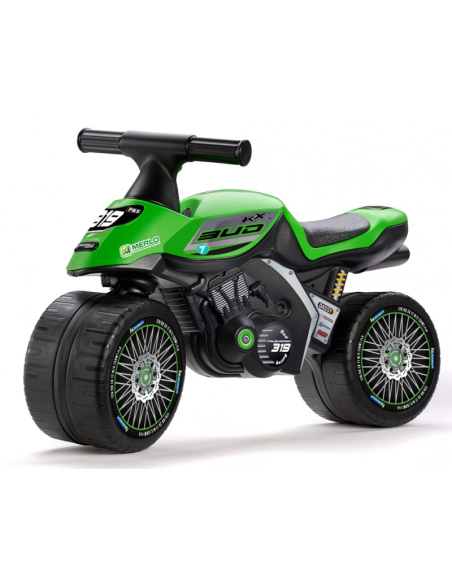 Moto de Equilibrio Falk Kawasaki KX Team BUD Racing 2020 #319 1/3 años (402KX319) Replica Quentin Prugnieres