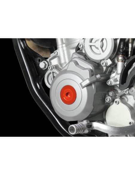 Tapon de Distribucion M14 x 150 BUD Color Rojo Honda CRF 150 2007-2017 + CRF 250 2004-2017 + CRF 450 2002-2017