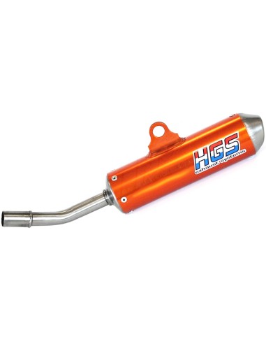 Silencioso de Aluminio HGS Naranja KTM SX 65...