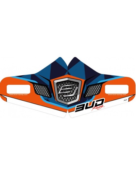 Mascarilla de Protección BUD Corona Race Naranja/Azul