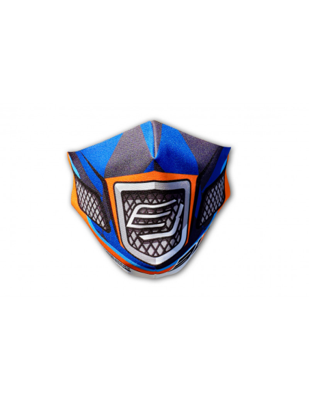 Mascarilla de Protección BUD Corona Race Naranja/Azul