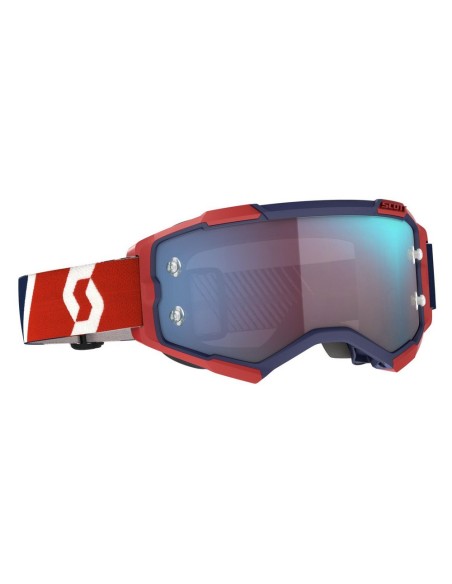 Gafa Scott Fury Rojo/Azul Lente Azul Cromo WFS
