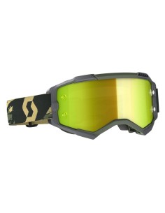 Gafa Scott Fury Camo Kaki Lente Amarillo Cromo WFS