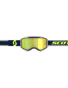 Gafa Scott Fury Azul/Gris Lente Amarillo Cromo WFS 2