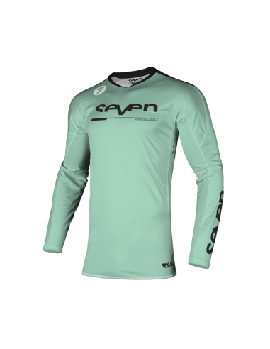 Camiseta Seven Rival Rampart Verde Menta/Negro...