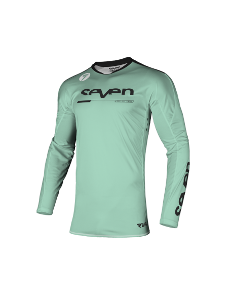 Camiseta Seven Rival Rampart Verde Menta/Negro (Mint/Black)